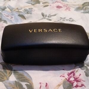 Versace Black Eyeglass Case
